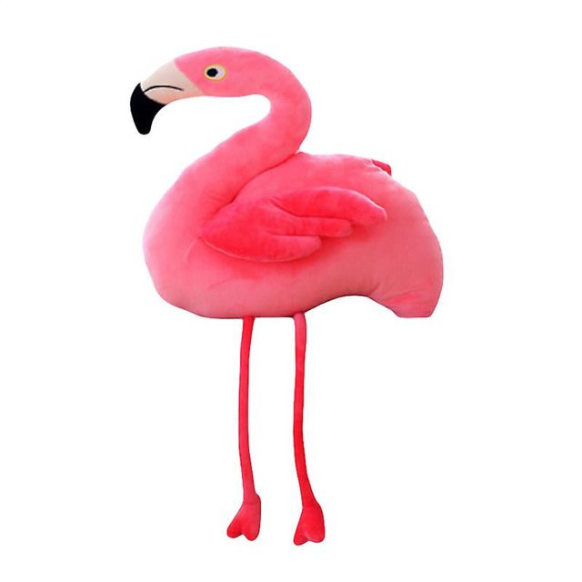 1 modelo de flamenco de peluche.