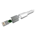thumbnail image 3 of StarTech.com 3 ft(1m) Durable White USB-A to Lightning Cable, Heavy Duty Rugged Aramid Fiber USB Type A to Lightning Charger/Sync Power Cord, Apple MFi Certified iPad/iPhone 12 Pro Max - iPhone 7/8/11/11 Pro - Lightning cable - USB male straight to Lightning male straight - 3.3 ft - double shielded - white, 3 of 6