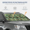 thumbnail image 4 of Haiem Succulents Windshield Sun Shade: Universal Foldable 2-Piece Car Front Window Sunshade - Blocks Uv Rays, And Reduces Heat,Essential Car Accessory Small, 4 of 7