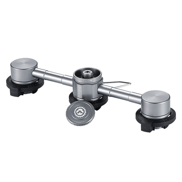 CAMPINGMOON Compact 3-in-1 Gas Adapter for Outdoor Stoves with Leak-Proof Design and Durable Aluminum Alloy Construction
