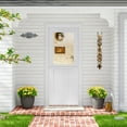 thumbnail image 2 of 32" x 80" Slab Only, 4-Lite Split Dutch Door 2 Panels Unfinished Clear Glass Slab Doors Half Interior Door, 2 of 7