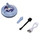 thumbnail image 1 of Limpiador de escritorio Cepillo de nailon Fácil rotación Agarre cómodo Limpieza fuerte Aspirador de mano USB Atenas Azul, 1 of 5