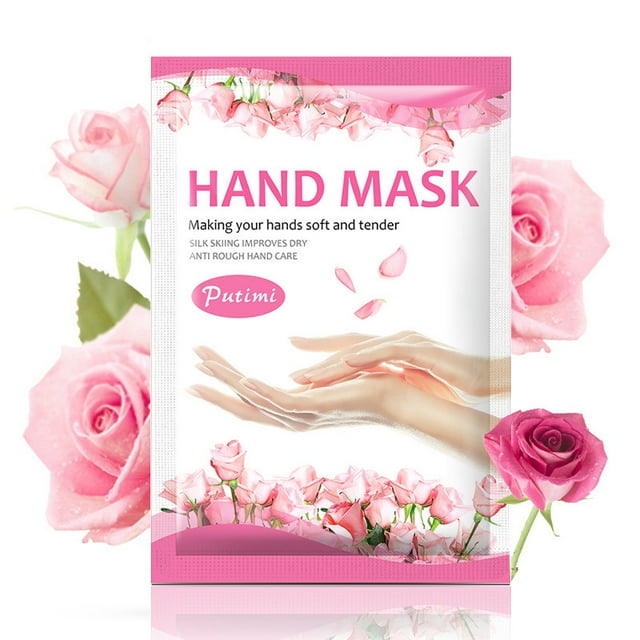 Hand Moisturizing Mask, Rose Moisturizing Gloves, Moisturizing Natural