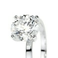 thumbnail image 3 of Alor Jewel Round Cut Brilliant 1.9 Ct Moissanite Ring For Women's - 14K White Gold Plated Ring - Solitaire Moissanite Ring - Solo Stone Moissanite Ring for Her - Moissanite Ring for Ring for Her, 3 of 3