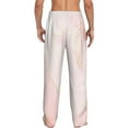 thumbnail image 3 of Fotbe Pink Marble Men's Pajama Pants,Sleepwear Pants,Pj Bottoms Drawstring And Pockets-XX-Large, 3 of 9