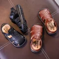 thumbnail image 4 of Kids Fashion Solid Color Breathable Sandals, Lightweight Non-Slip Sandals for Indoor Outdoor Beach, Spring and Summer, 4 of 5