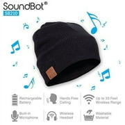 SoundBot SB210 HD Stereo Bluetooth 4.1 Wireless Smart Beanie Headset Musical Kni