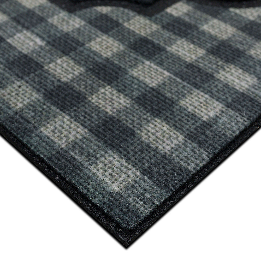 Mohawk Home Farmhouse Chalkboard Outdoor Polyester Door Mat, Grey, 1' 6" X 2' 6"