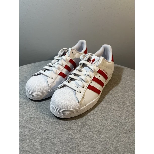 Ad-id-as Superstar Cloud White Better Scarlet Cloud White Men's Size 9.5 IG9367