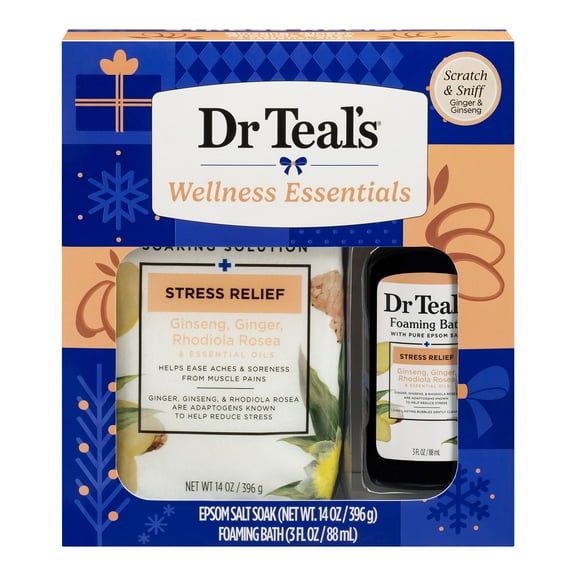 Dr Teal's Stress Relief Bath Gift Set, 2 Piece