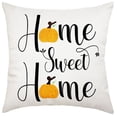 thumbnail image 1 of hometrends Halloween "Home Sweet Home" Decorative Pillow, 1 of 1