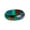 R, variante sur FcBaudy Bagues pour Femmes, Cadeaux pour Femmes Acrylique Coloré Épais avec Filles Dames Bijoux de Plage Style Simple Bague Bleue