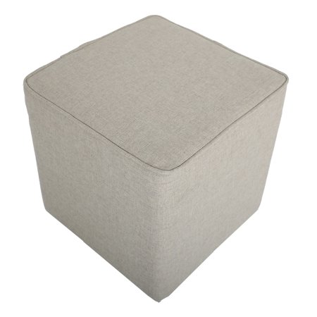 Fabric covered ottoman, Set of 2