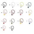 thumbnail image 5 of Cuerda universal para el cuello del teléfono móvil Hebilla a presión de metal ajustable Cordón con soporte antipérdida con tarjeta adhesiva Viajes al aire libre Senderismo Worallymy JD713574043, 5 of 5