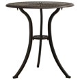 thumbnail image 5 of vidaXL Ensemble Bistro 3 Pcs Aluminium Coulé Bronze, 5 of 5