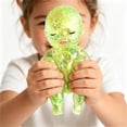 thumbnail image 4 of Glitter Filled Fidget Ball, Slow Rising Stress Relief Ball, Glitter Filled Squishy Do-Ll Stress Relief Toy, Slow Rising Stretchy Squeeze Fidget Toy for Anxiety Relief, Green-Closed Style, 4 of 9