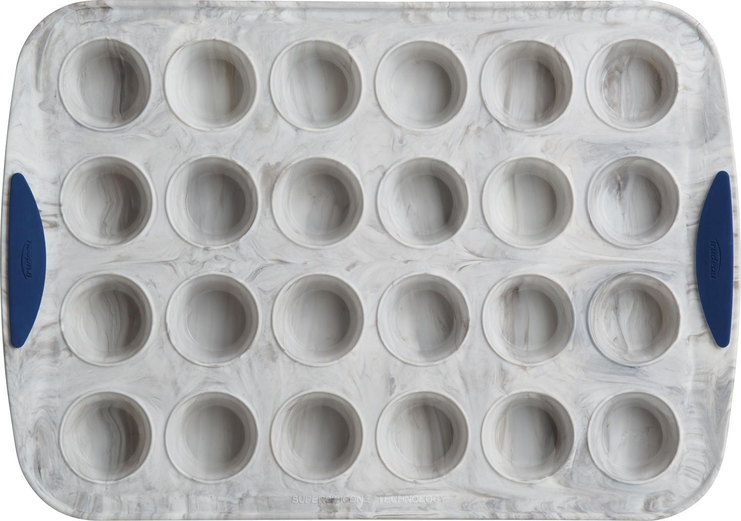 Trudeau Structured SiliconeTM 24CT Mini Muffin Pan Marble