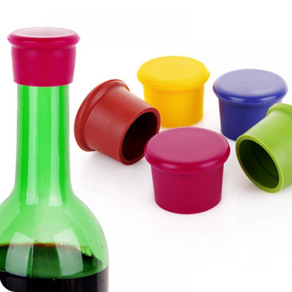Dylandy Silicone Bottle Caps Wine Beer Juice Lids Capsules Bottle Stoppers Seal Glass Bottle Caps 