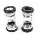 thumbnail image 1 of Juego de 2 anillos de cerámica, sello mecánico de bomba centrífuga con fuelle de goma negra, diámetro interior de 12 mm, 1 of 2