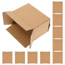 WORGEOUS 10pcs Corrugated Packaging Boxes Cardboard Mailer Shipping Boxes Small Mailing Packing Boxes For Packing Moving Mailing Storage