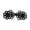 Black, variant on Chinese Frogs Closure Button Chinese Knots Buttons Traditional Curtain Button Chinese Decorative Buttons