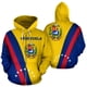 thumbnail image 2 of Sudadera con capucha con estampado 3D de la bandera de Venezuela, sudadera con cremallera para hombres y mujeres, sudadera con capucha de gran tamaño, sudaderas con cremallera para niños, chándales, a, 2 of 5