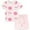 B Pink, variant on Piuwrlz Kids Outfit Set for Girls Summer Short Sets Solid Color T-Shirt and Shorts Set Green Size 9-10 Years