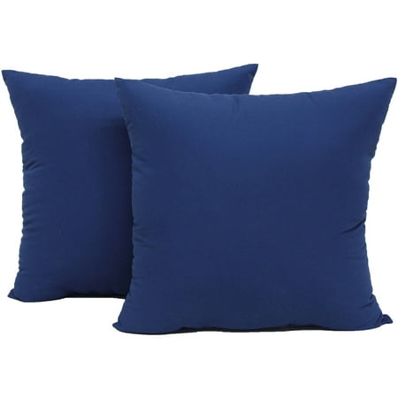 Mainstays Microfiber Twill Accent Decorative Throw Pillow 17 X Mainstays Microfiber Twill Accent Decorative Throw Pillow 17 X Navy 2 Pack