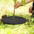 thumbnail image 6 of Triani 4 Pack Non-Woven Tree Mulch Ring Round Weed Barrier Mat 24.4 Inch Reusable Tree Mulch Ring Non Woven Landscape Fabric Degradable Mulch for Landscaping Garden Bed, 6 of 7