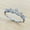Silver, variant on 925 Sterling Silver Crystal Crown Rings Women Fashion Rings Size 5-10 2 Color-Rose Gold-7