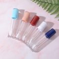 thumbnail image 2 of KUIZAP 5 Pieces 8ml Lip Gloss Tubes Clear Empty Containers Mini Refillable Lip Balm Bottles Lip Glaze Samples Travel DIY Makeup(Light Blue), 2 of 7