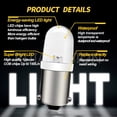thumbnail image 4 of Ruiandsion 10pcs BA9S LED Bulb 120V AC/DC LED 9mm BA9s Base LED Replacement Bulb for Indicator Pilot Light,White, 4 of 4
