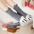 thumbnail image 3 of CHUNTIAN Sox Womens Fuzzy Socks Girls Cute Slipper Socks Funny Fluffy Winter Warm Socks Soft Cozy Plush Indoor Sleep Socks, 3 of 8