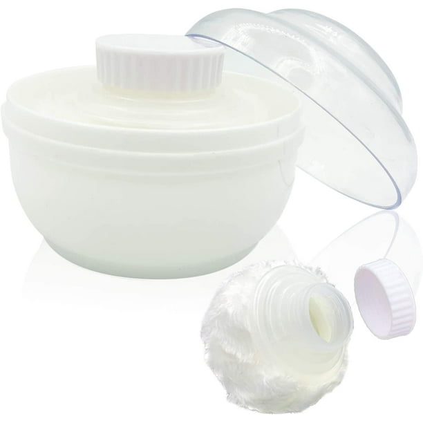 Powder Puff Empty Box After Bath Body Powder Container with Bath