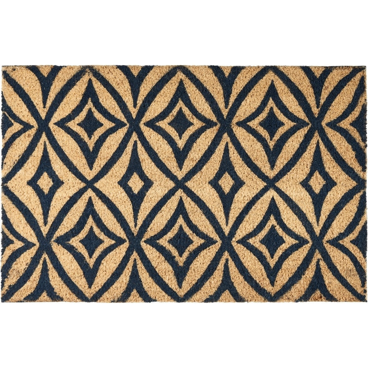 Waverly Greetings "Centro" Navy Doormat by Nourison