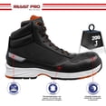 thumbnail image 3 of Zapato de Seguridad WSM tipo tenis, Ergonómico y muy ligero. Con casquillo de Policarbonato. Bota de trabajo multifuncional. Es un calzado Industrial dieléctrico y antiderrapante. Est Torino Tex WSM  TORITE2NGO300, 3 of 7