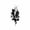 D, variant on Halloween Black Maple Leaf Stem, 19.7 Inch Artificial Dead Branch Pick for Gothic Vase Centerpiece Party Display