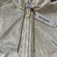 thumbnail image 4 of JUICY COUTURE Women's Studded-Back Velour Bling Cropped Jacket Gold $159 B4HP (Small), 4 of 7