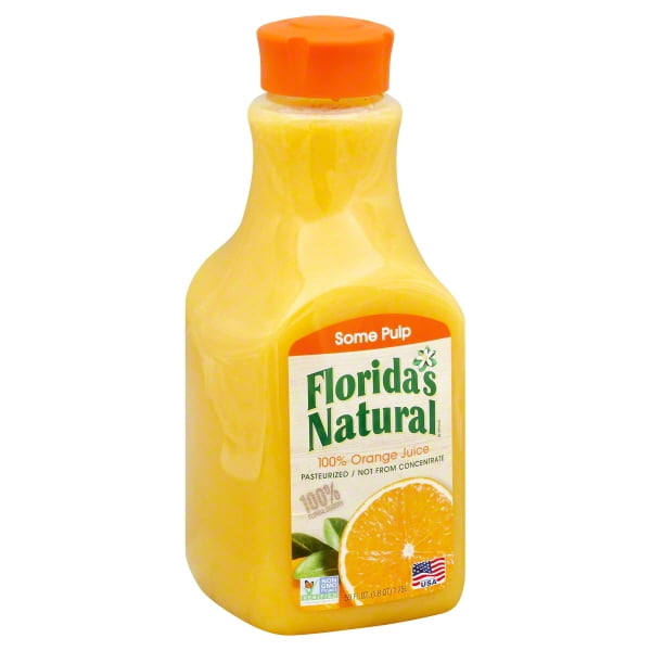 Florida S Natural Some Pulp 100 Orange Juice 59 Fl Oz Walmart Com