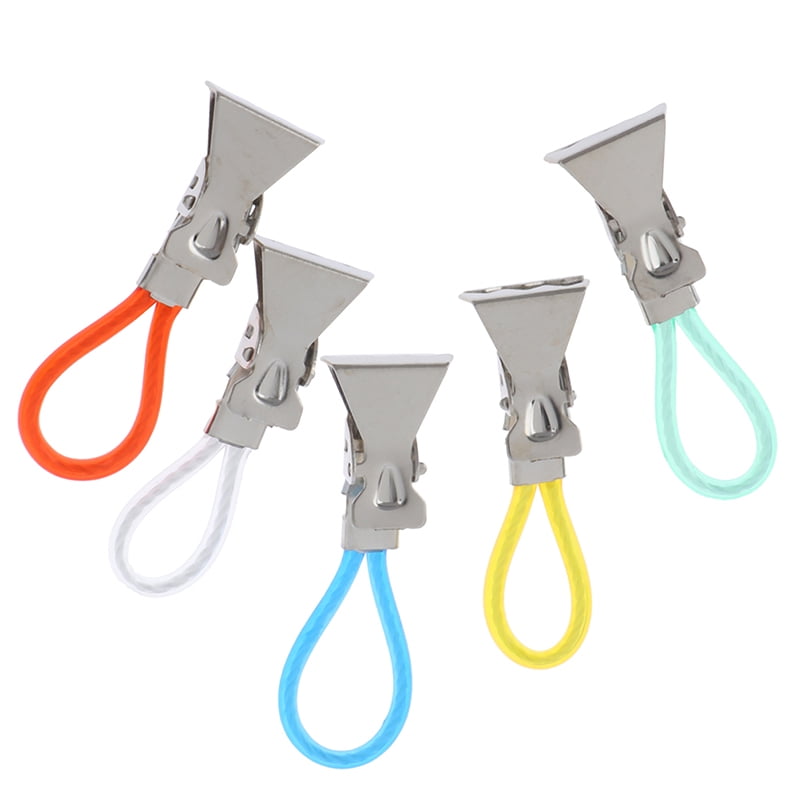 8Pcs Pegs Tea Towel Hanging Clips Clip On Hooks Loops Hand Towel Hangers Clothes 