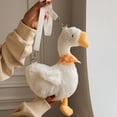 thumbnail image 4 of Jiibva Plush Duck Shoulder Bag Cute Stuffed Backpack Adult Decor Accessories Purse Duck Crossbody Bags Cartoon Messenger Bag for individual(s) Women, 4 of 7