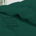thumbnail image 4 of D.N.G. BEDDINGS 5 Piece Luxury Wavy Stitching Comforter Set Super Soft, All Season, 800 Thread Count, 100% Egyptian Cotton, With 6 Corner Tabs, King/California King Size Teal Green Color, 4 of 6