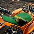 thumbnail image 3 of Uorisanigo ATV Seat Cover Protection Anti-Slip Jamaican Flag Four Wheeler Seat Covers ATV Decorative Accessories Universal Fits Polaris Sportsman Polaris Scrambler Honda Rancher, 3 of 7