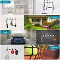 thumbnail image 5 of Stainless Steel Wall Mounted Broom Holder, Wall Mounted Broom Hanger with 4 Slots and 5 Hooks for Kitchen, Bathroom, Garage and Garden, Black, 5 of 5