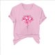 thumbnail image 1 of Blusas de Manga Corta para las Mujeres Divertida Impresión Cuello Redondo Camiseta Vintage, Blusas de Primavera para las Mujeres, 1 of 4
