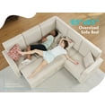 thumbnail image 6 of VanAcc 85" Sleeper Sofa Bed, Reversible L-Shape Sectional with Storage, 6 of 8