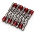 thumbnail image 1 of 10 puntas de destornillador de 65 mm de largo, con fuerte magnetismo, antideslizantes, de cruz, color rojo, 1 of 12