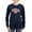 Navy, variant on - CA(CAN) Canada Hockey Women's Long Sleeve Dark T S - Women's Long Sleeve Graphic Tee Casual Fit