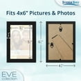 thumbnail image 3 of Icona Bay 4x6 Black Picture Frame, 1 PK, Eve Tabletop Picture Frames, 3 of 6