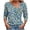 Style21-Blue, variant on EaskTriop Women Curvy Friendly Loose 3/4 Sleeve V Neck Blouses, Stretch Daily Basic Tops for Dating Weekend Outings